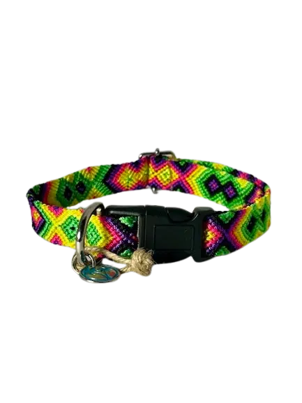 Dog Collar - Handmade Artisan Quick Release S-M