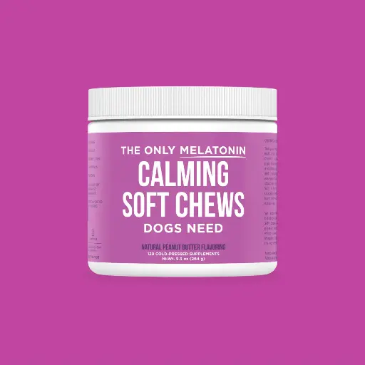 The Only Melatonin Calming Soft Chews Dogs Need