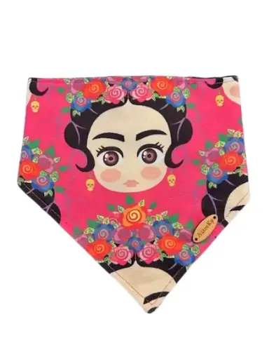 Bandana Day Of the Dead Reversible Frida - Aztec K9 