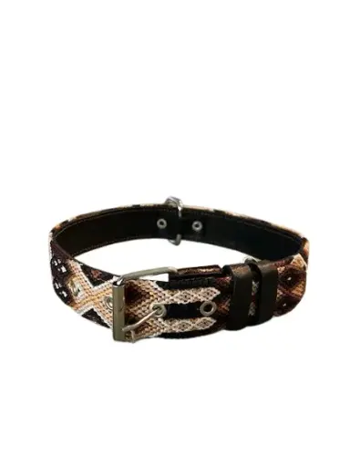 Dog Collar - Handmade Artisan Holbox XL