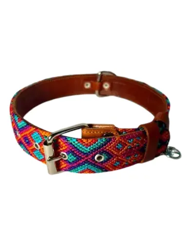 Dog Collar - Handmade Artisan Holbox XL