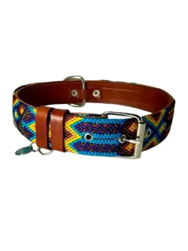 Dog Collar - Handmade Artisan Holbox XL