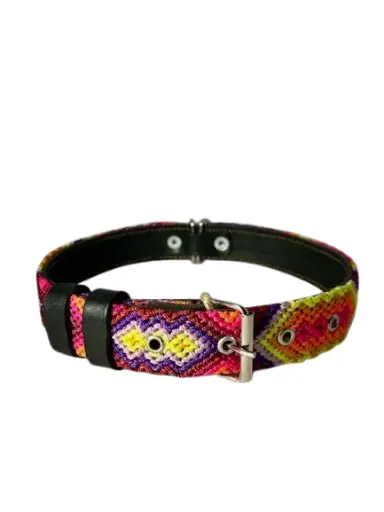 Dog Collar - Handmade Artisan Holbox L-Thin