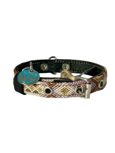 Dog Collar - Handmade Artisan Holbox XS