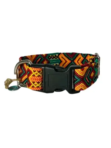 Dog Collar - Handmade Artisan Quick Release L-XL