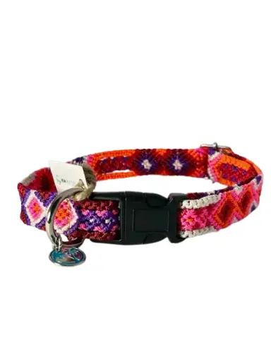 Dog Collar - Handmade Artisan Quick Release S-M